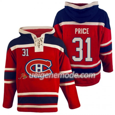 Herren Eishockey Montreal Canadiens Carey Price 31 Rot Sawyer Hooded Sweatshirt